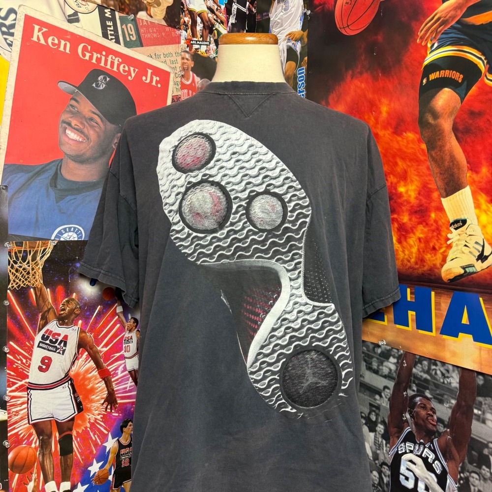 Vintage‎ Jordan Brand Air Jordan XXI Sole Graphic Tee Black Sz 3XL